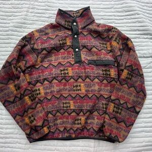 Vintage Multicolor Fleece Jacket